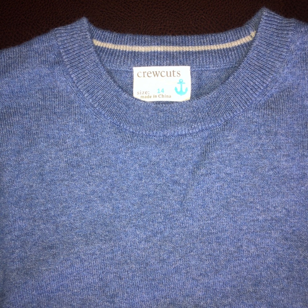 J.Crew blue sweater size 14.